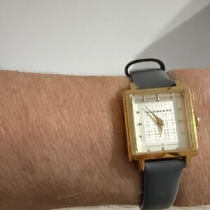Burberry Gold Square Watch